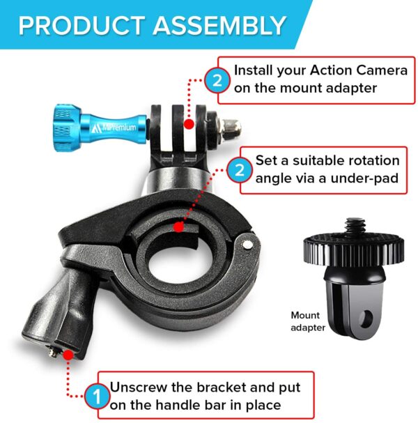 GoPro/Camera Mount Kit - MiPremium