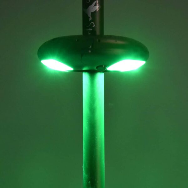 Green Snap Light mounted to the Swamp Stick