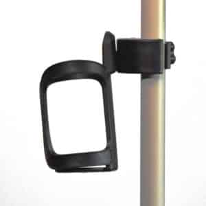 Adjustable Universal Water Bottle/Drink Holder mounted to the Swamp Stick