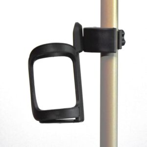 Adjustable Universal Water Bottle/Drink Holder mounted to the Swamp Stick