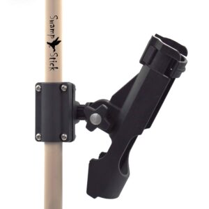 Close-up of the Rod mount attached to the Swamp Stick
