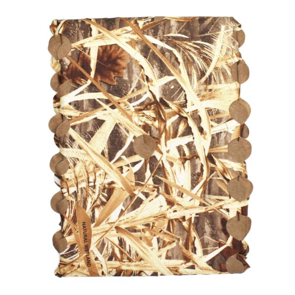 Wetland printed camo netting folded