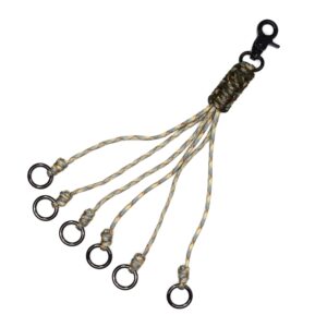 Hook six ring call lanyard