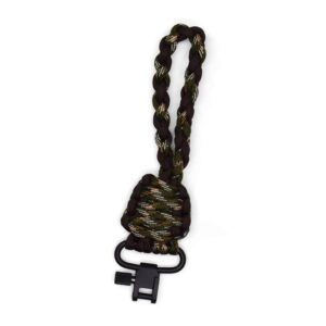 Close-up of the Timber Loop lanyard for hanging a shotgun on the Swamp Stick