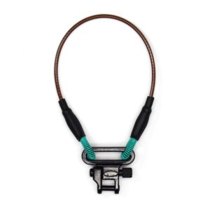 Close-up of the EZ Loop by EZ Dekes for hanging a shotgun on the Swamp Stick